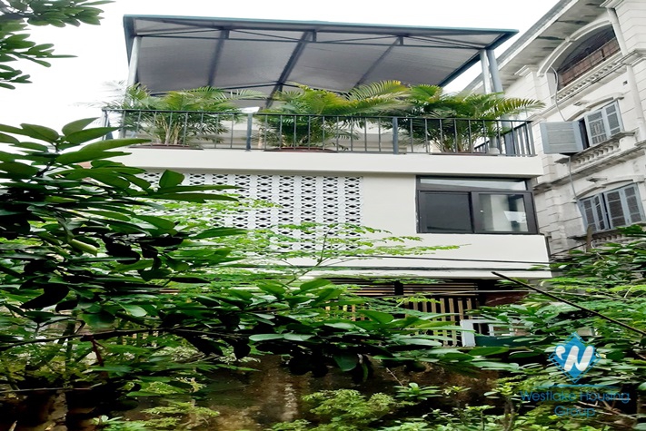 New house with 03 bedrooms for rent in Lac Long Quan st, Tay Ho District 
